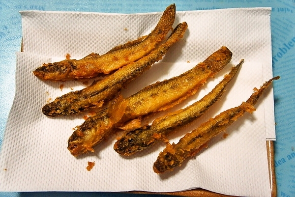 ハゼの唐揚げ