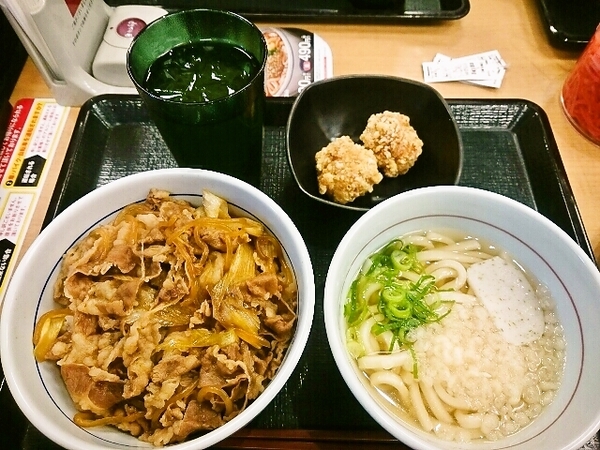 なか卯の牛丼