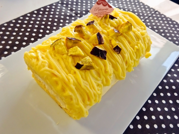 さつまいものモンブランロールケーキ♪