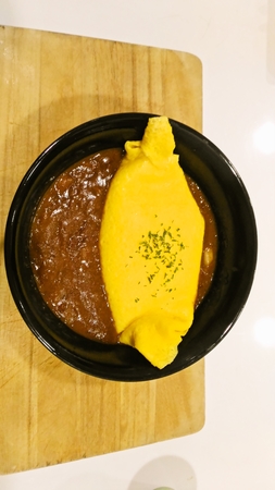 オムカレーうどん