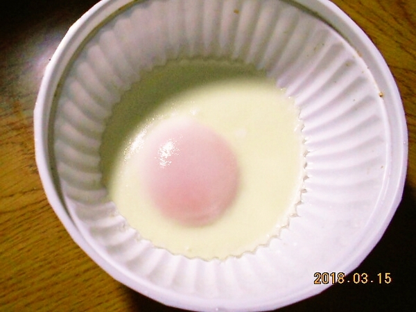 【電気ポットde目玉焼き風】
