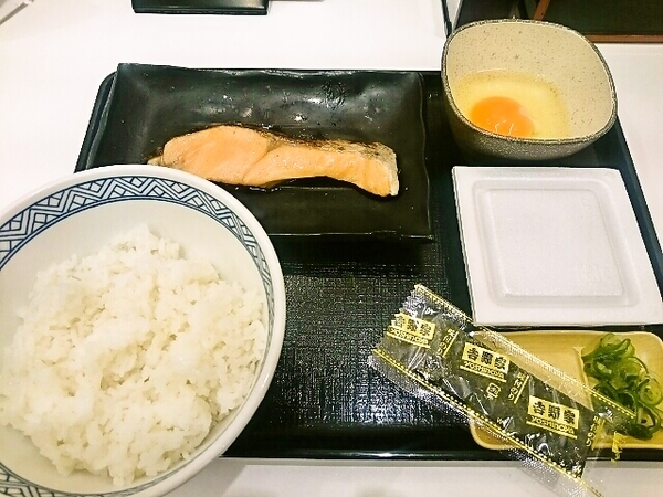 吉野家の朝食