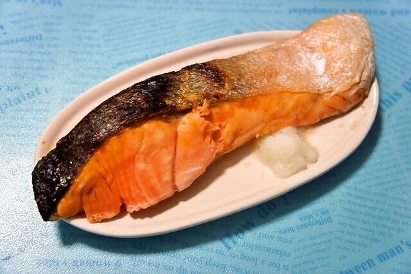 キングサーモンの塩焼き