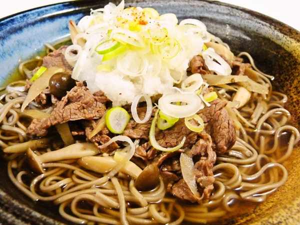 牛煮込み蕎麦