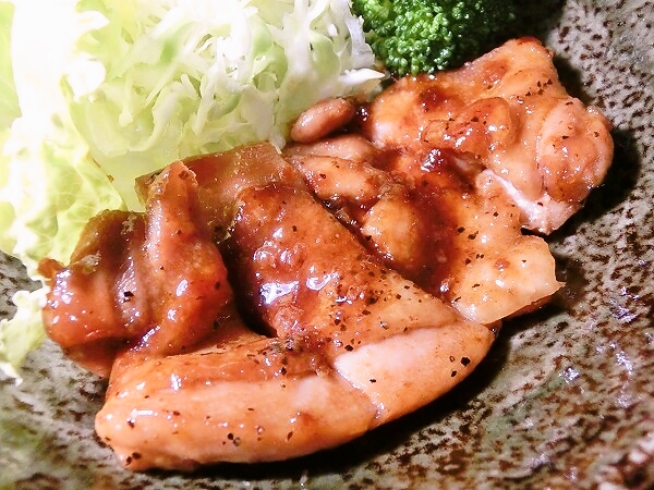 鶏もも肉のマヨポン照り焼き