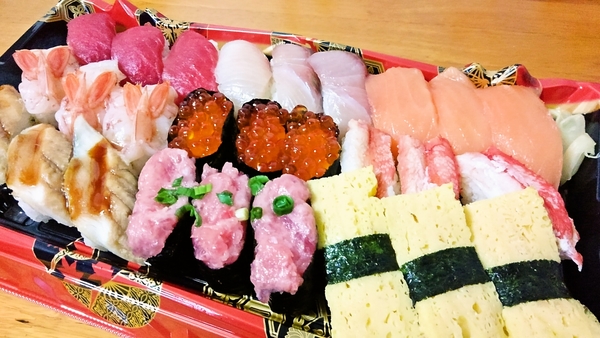 生寿司盛り合わせ　蘭　(スーパー原信)