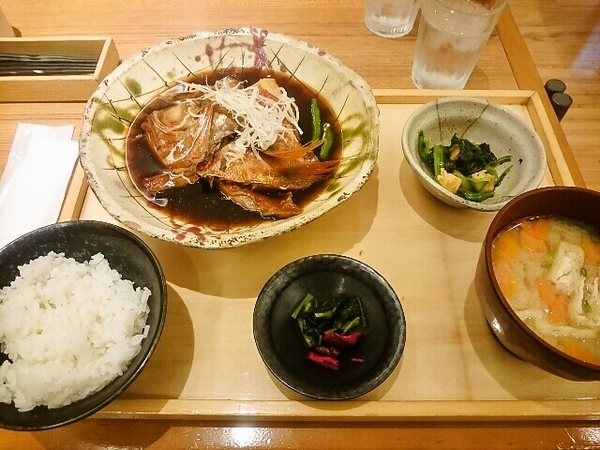 金目鯛の煮付け定食