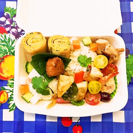 カフェアヤム春のエスニックお弁当2018 1