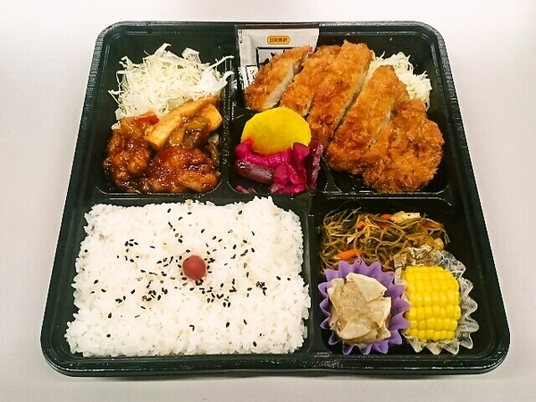 ランチ弁当(トンカツ＆酢豚)