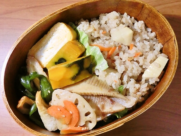 筍ご飯弁当
