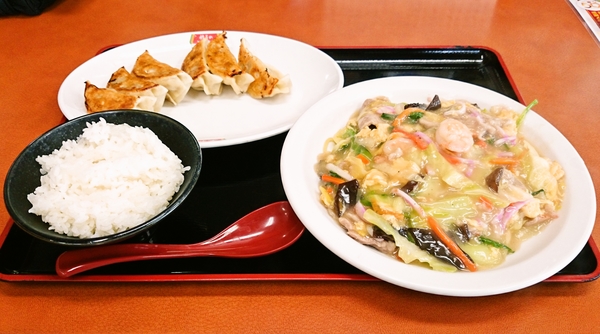 餃子の王将４月限定メニュー「あんかけチャンポン」