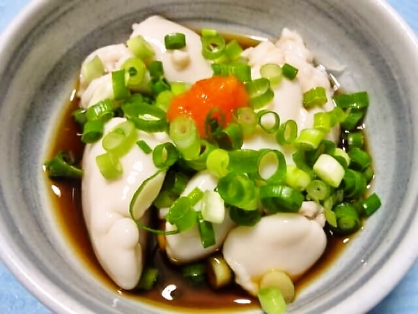 真鯛の白子ポン酢