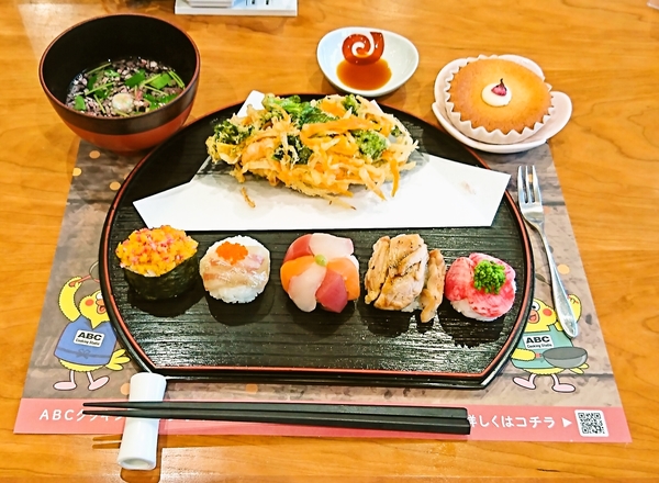 5種の手まり寿司