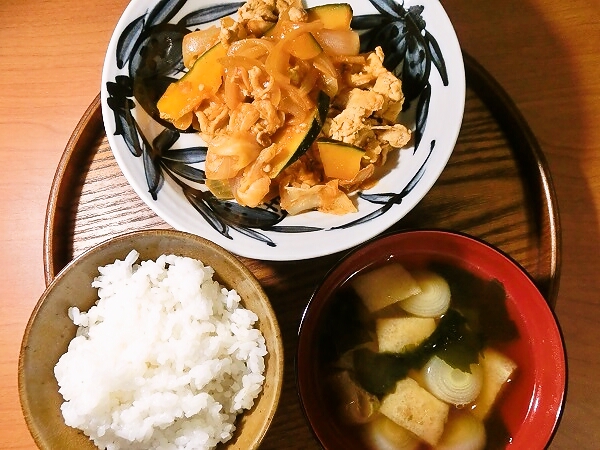 豚のタッカルビ風晩ご飯