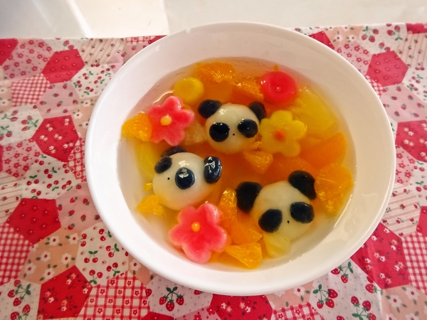 フルーツ白玉♪