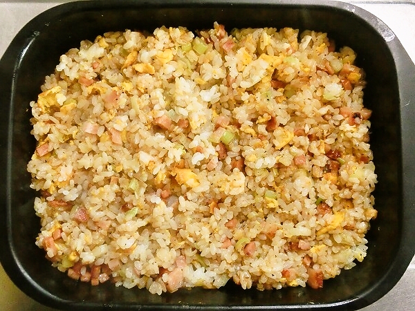 グリルパンで炒飯