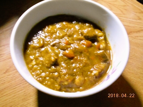 レトルトの丼カレー