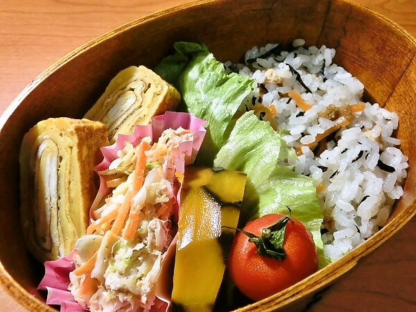 作り置きを詰めただけ弁当