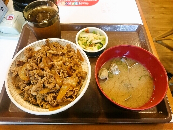 昼食(すき家)