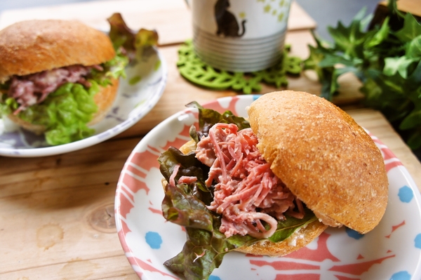 手作りバーガー