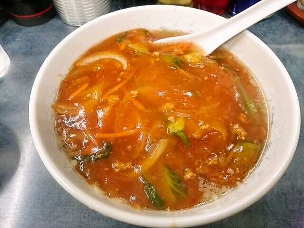 絡んだラーメン@北斗