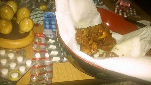 夜中の唐揚げ