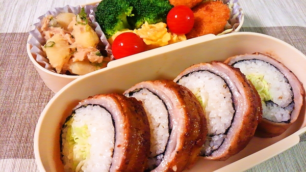 肉巻きのり巻き