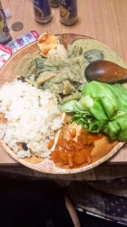 あんまり翠じゃないからタイカレーということで