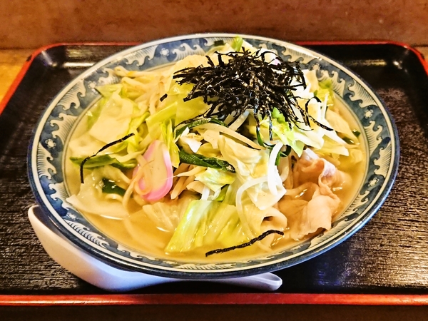 丹波茶屋＠福知山駅前の「黄ぃラーメン」野菜大盛り♪
