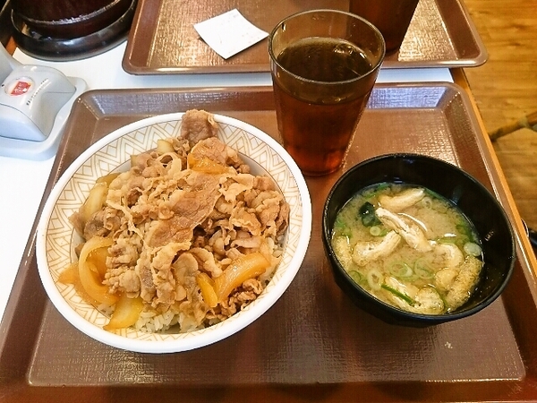 すき家の牛丼