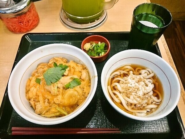 なか卯でランチ