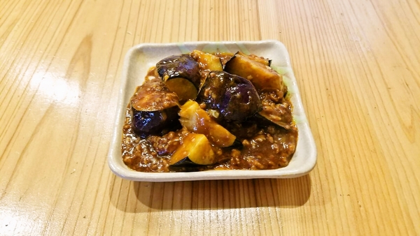 ナスの中華ミソ炒め