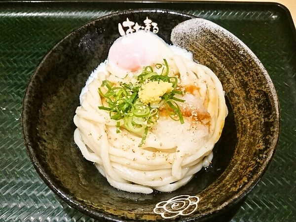 おろししょうゆうどん(冷)＋半熟玉子