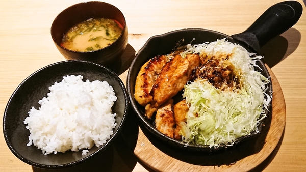 とん一＠京都・寺町京極の「とんテキ定食」９９０円（税別）