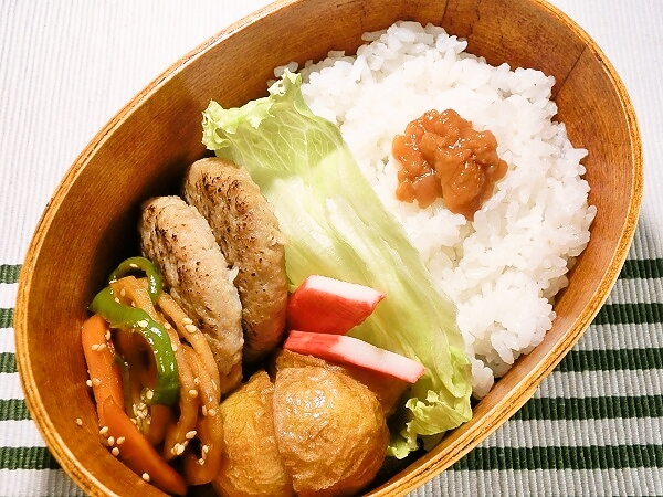 ハンバーグ入り和食弁当
