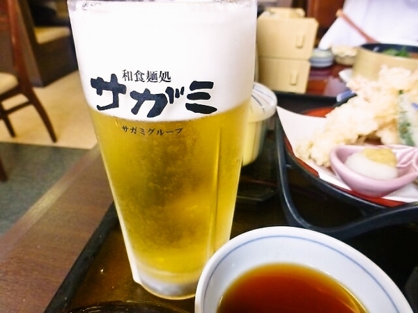 サガミの生ビール