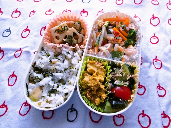 鶏肉と大根なますのベトナム風　弁当
