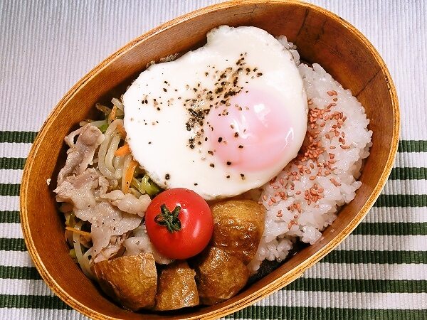 野菜炒めのお弁当