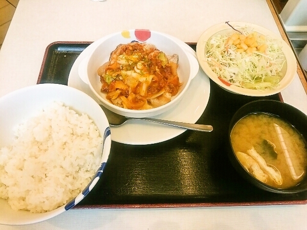 ケイジャンチキン定食(松屋)