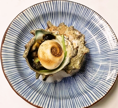 三厨なら　さざえのつぼ焼き