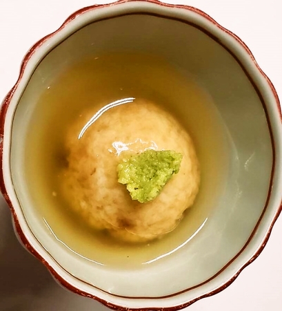 三厨なら　特製じょうよ蒸（やまのいも）