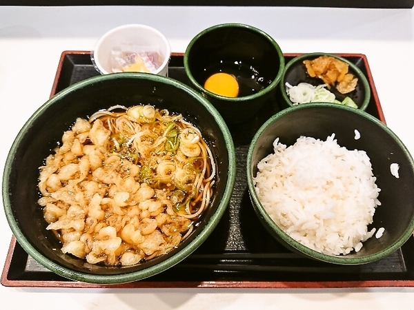 朝そば定食(納得)