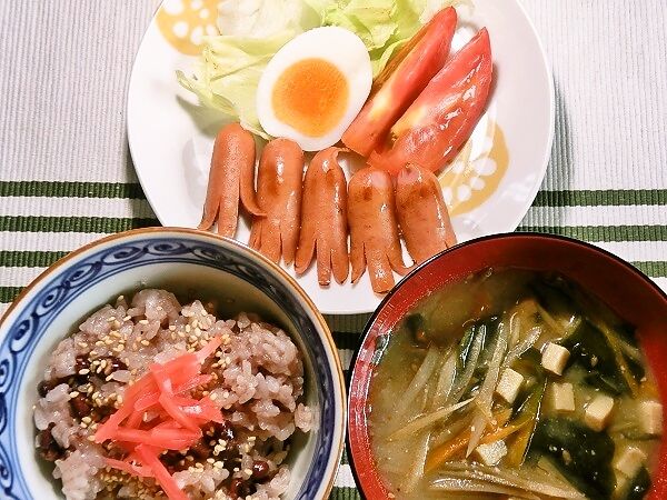 きんぴらごぼうリメイクの昼ご飯
