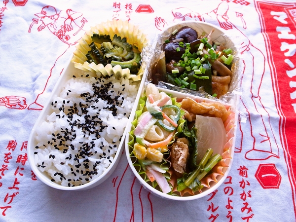 なすと鶏肉のコチュジャン炒め弁当