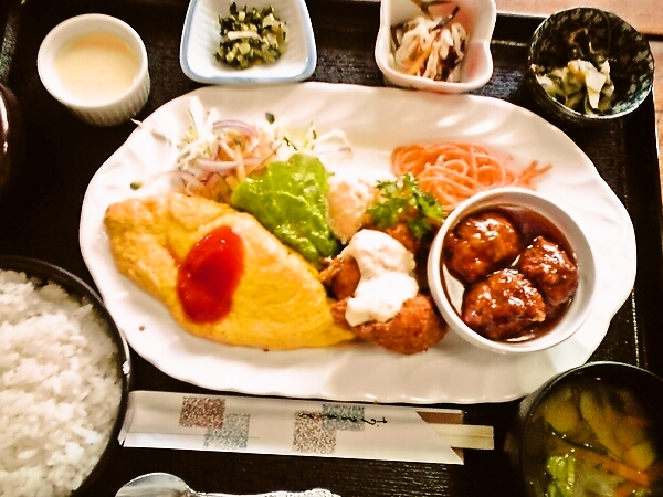 京都 福知山の神戸屋のランチ