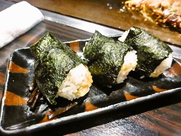 天むす　中身は海老天