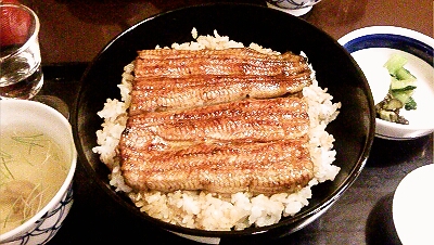 竹葉亭本店の鰻お丼