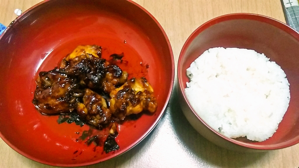 鶏もも肉の酢煮