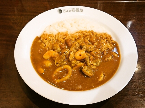 海の幸カレー(CoCo壱番屋)