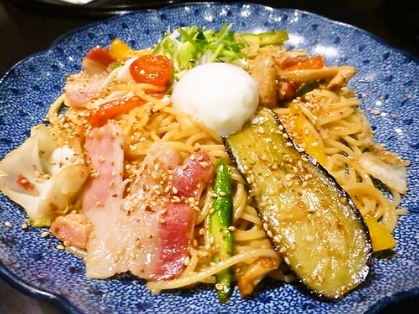 五右衛門のイベリコ豚と夏野菜づくし